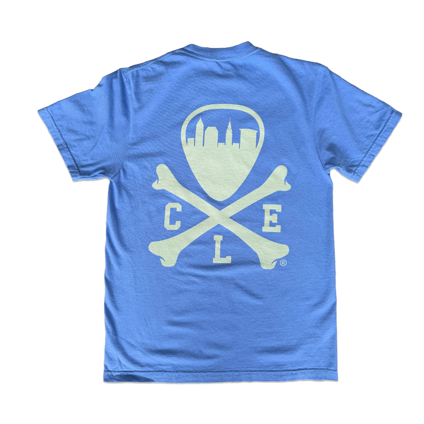 CLE Logo T-Shirt | Mystic Blue Cleveland Shirt | CLE Clothing Co.