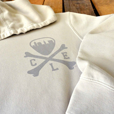 CLE Logo - Unisex Pullover Hoodie - Pigment Ivory