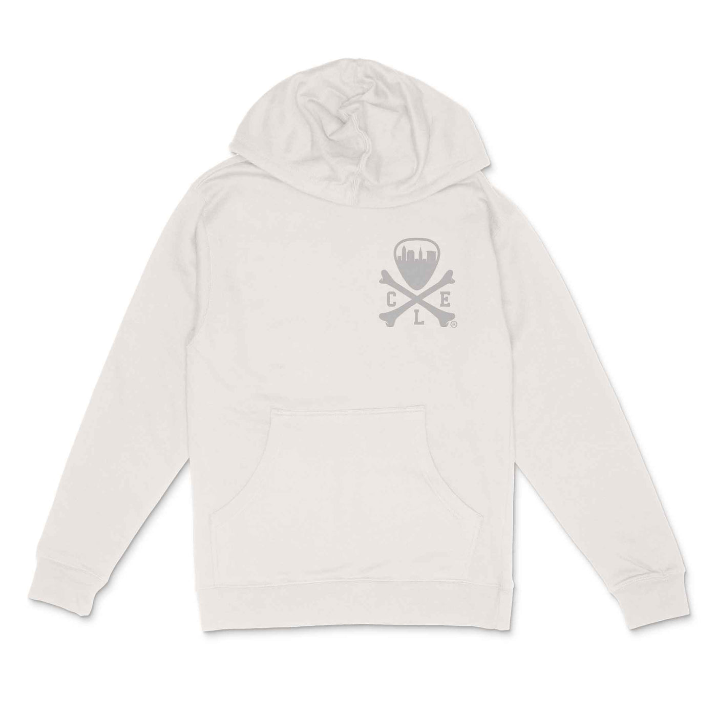 CLE Logo - Unisex Pullover Hoodie - Pigment Ivory