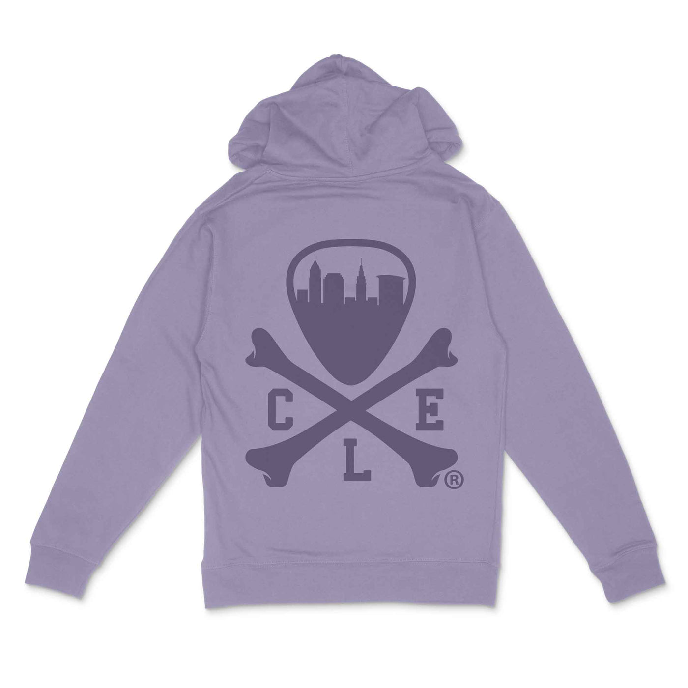 CLE Logo - Unisex Pullover Hoodie - Pigment Plum