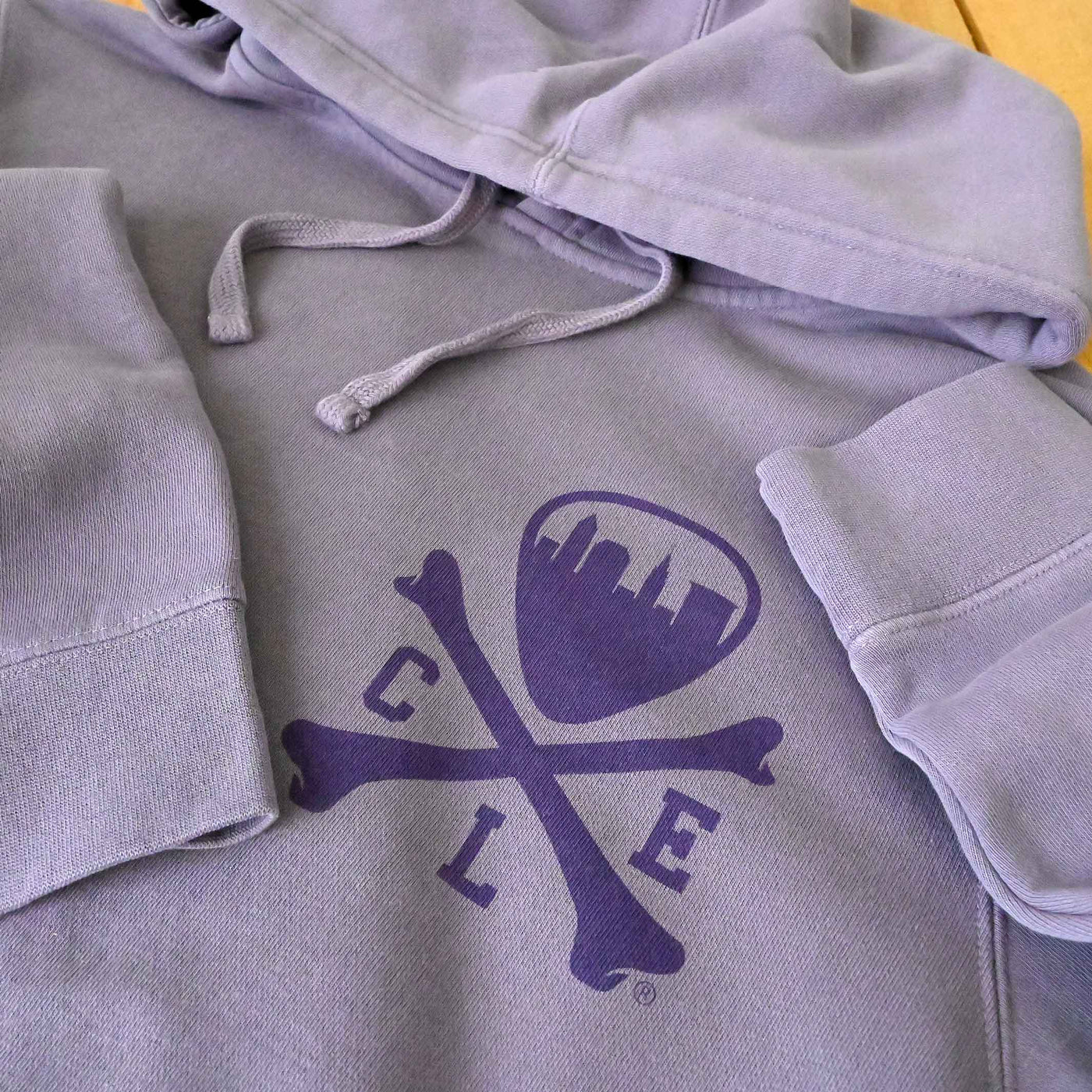 CLE Logo - Unisex Pullover Hoodie - Pigment Plum