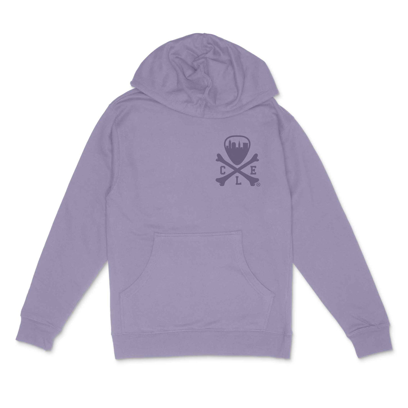 CLE Logo - Unisex Pullover Hoodie - Pigment Plum