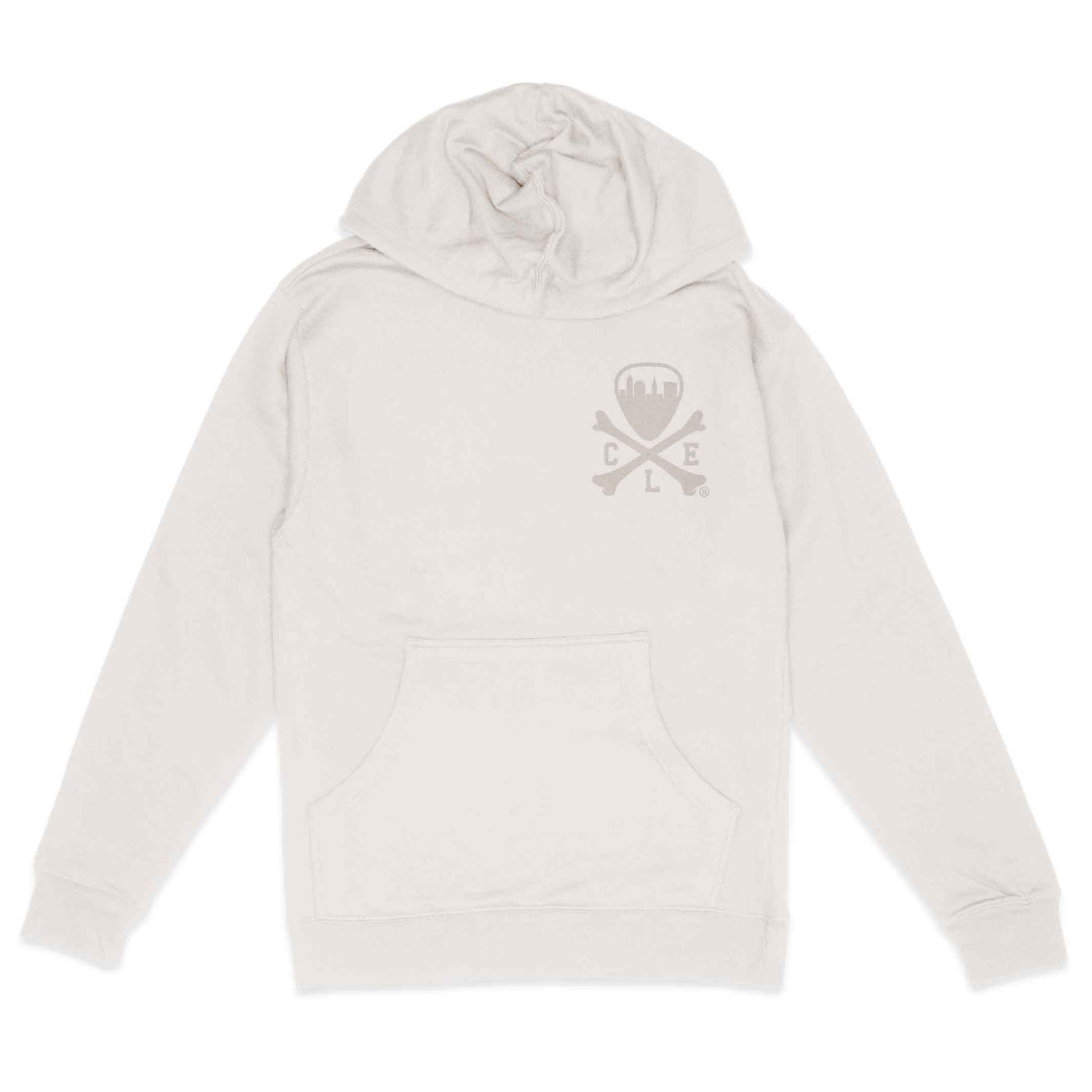 CLE Logo - Unisex Pullover Hoodie - Pigment Ivory