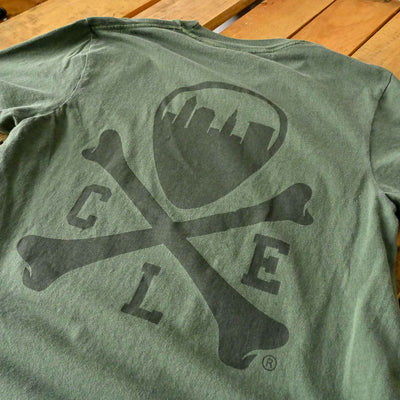 CLE Logo - Unisex Crew T-Shirt - Moss