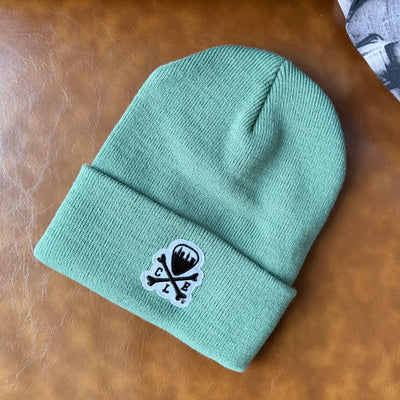 CLE Logo Knit Beanie - Mint