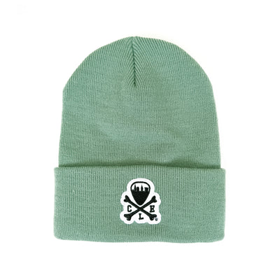 CLE Logo Knit Beanie - Mint