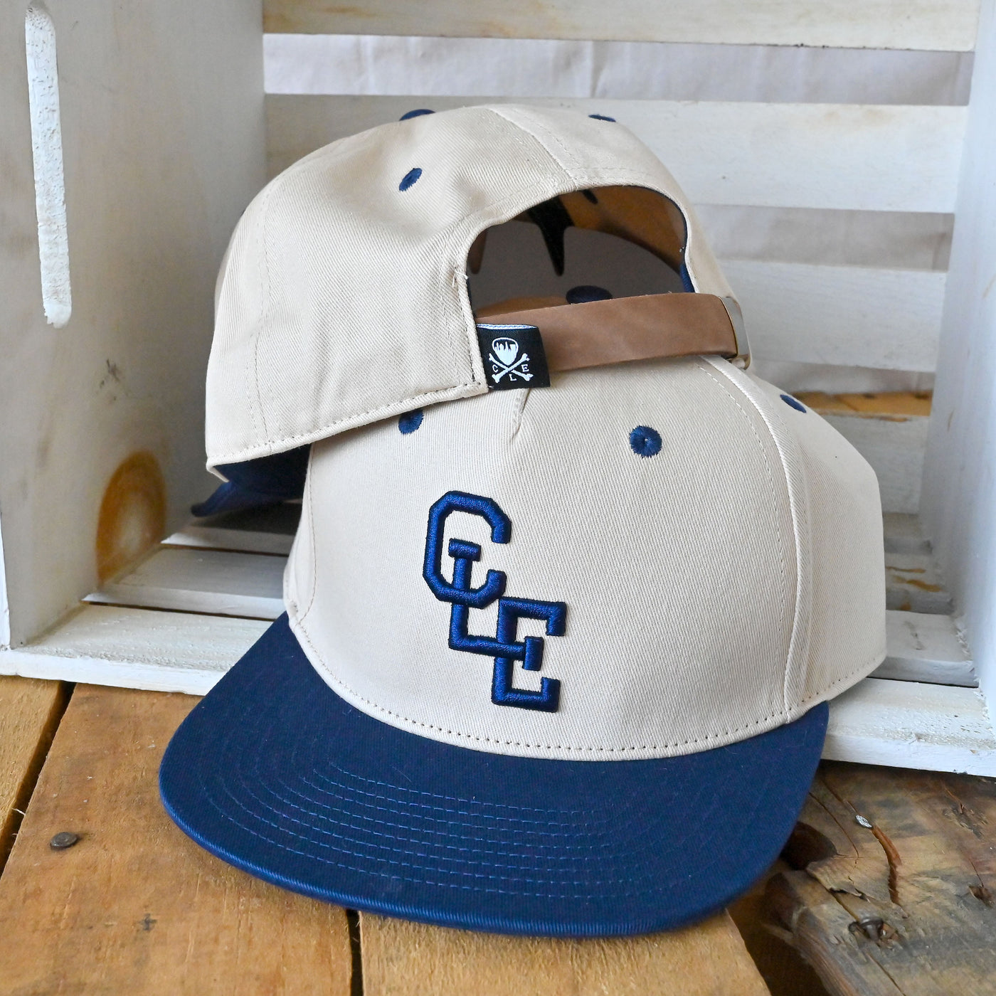 CLE Monogram Hat - Navy