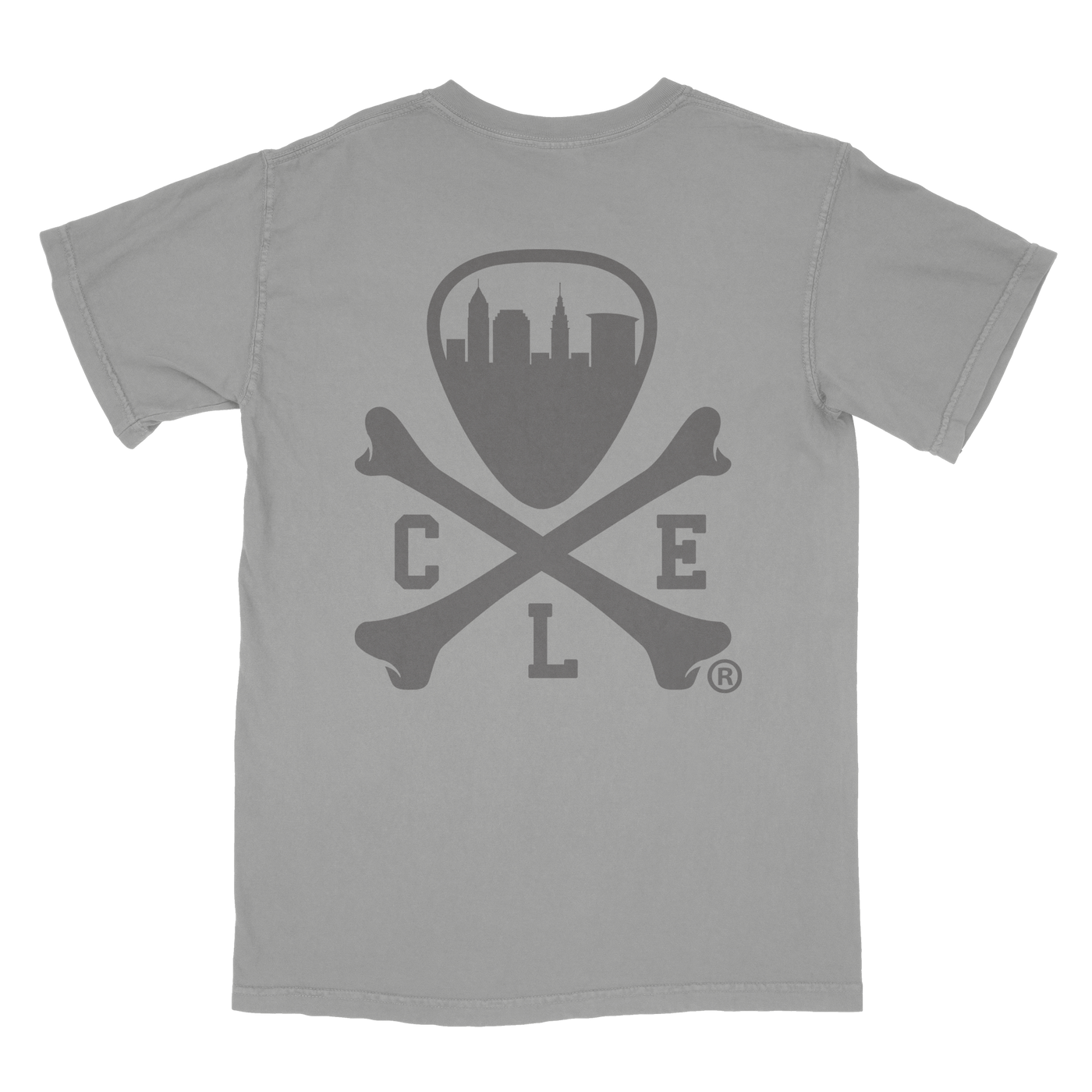 CLE Logo - Unisex Crew T-shirt - Grey