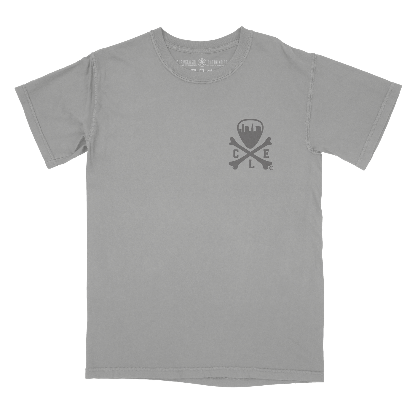 CLE Logo - Unisex Crew T-shirt - Grey