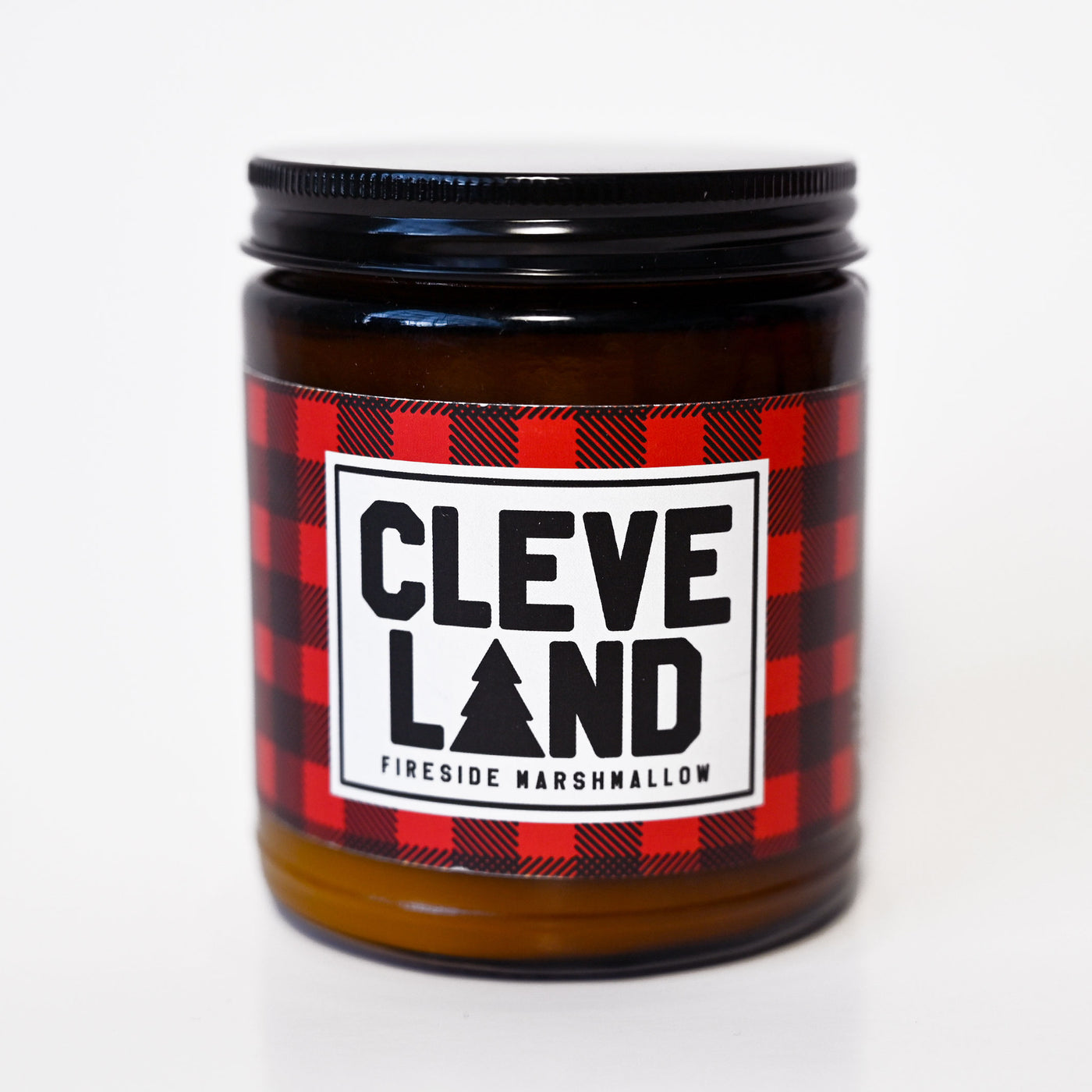CLEVELAND - Buffalo Plaid Candle