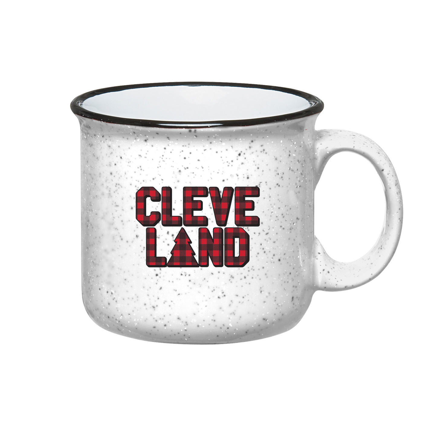 CLEVELAND - Buffalo Plaid Campfire Mug