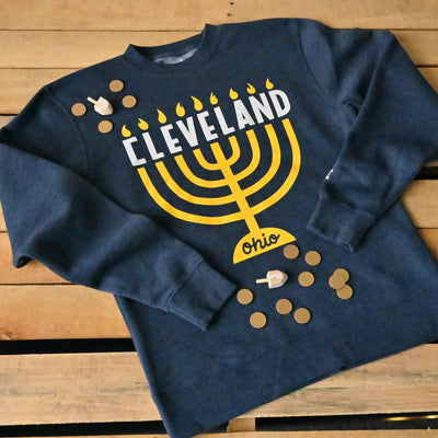 Cleveland Menorah - Unisex Crewneck Sweatshirt