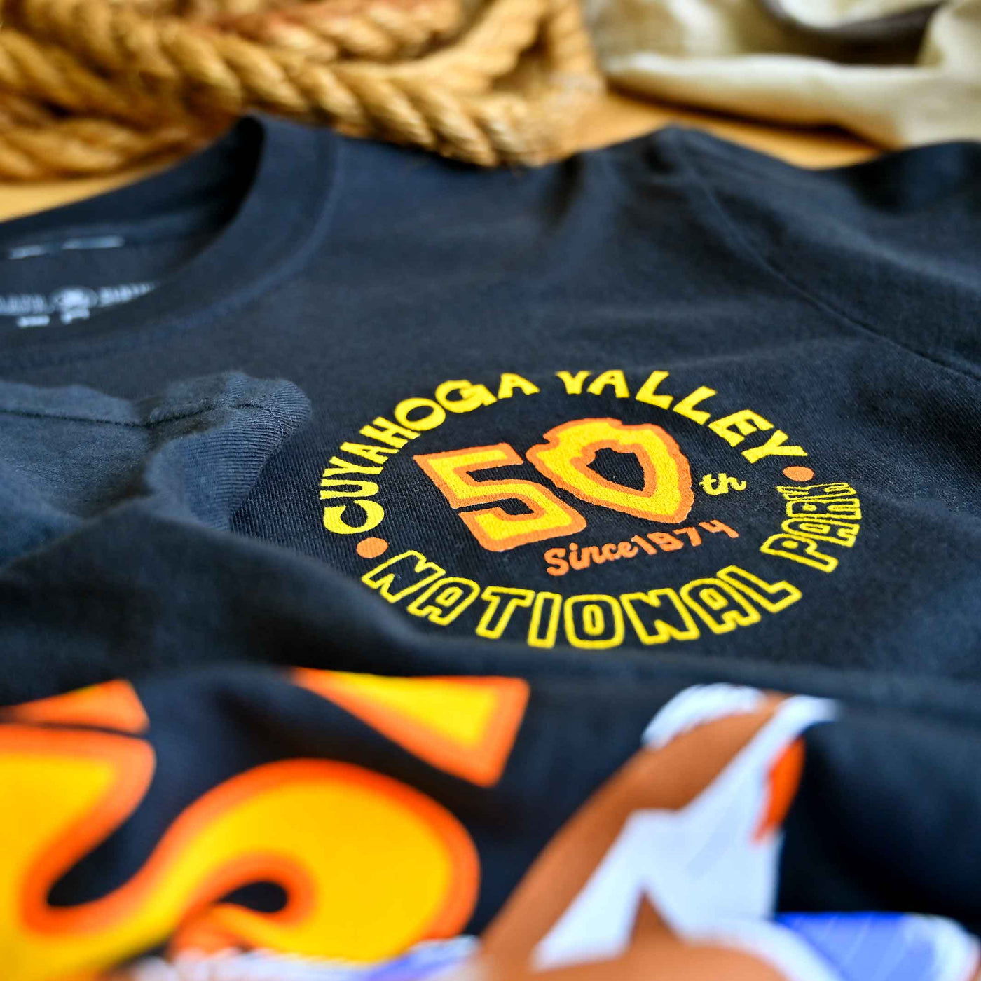 Cuyahoga Valley National Park - CVNP 50th Anniversary - America's Greatest Idea - Unisex/Mens Crew T-shirt