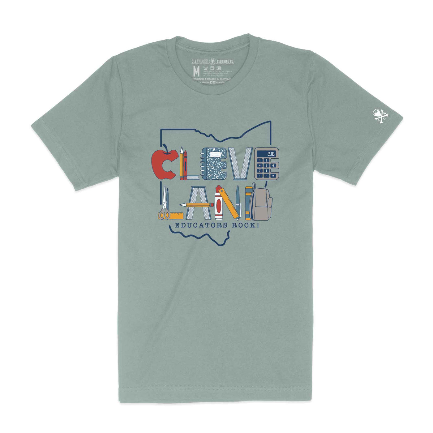Cleveland Educators Rock - Unisex Crew T-Shirt - Support Local Teachers & Classrooms