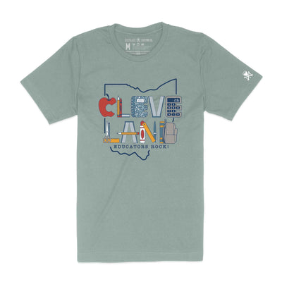 Cleveland Educators Rock - Unisex Crew T-Shirt - Support Local Teachers & Classrooms