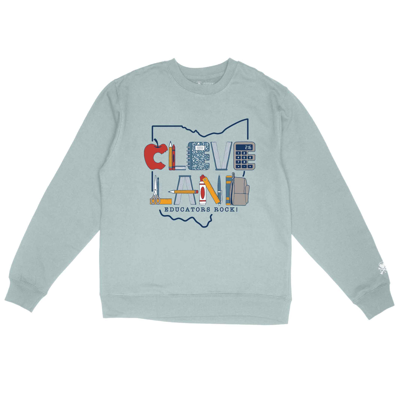 Cleveland Educators Rock Sweatshirt - Unisex Crewneck Sweatshirt - Support Local Teachers