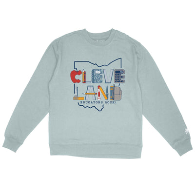 Cleveland Educators Rock Sweatshirt - Unisex Crewneck Sweatshirt - Support Local Teachers