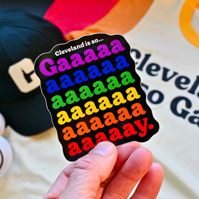 Cleveland Is So Gay Sticker