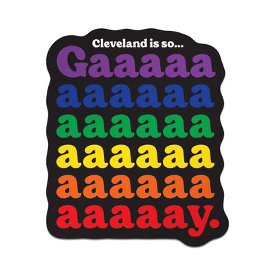 Cleveland Is So Gay Sticker