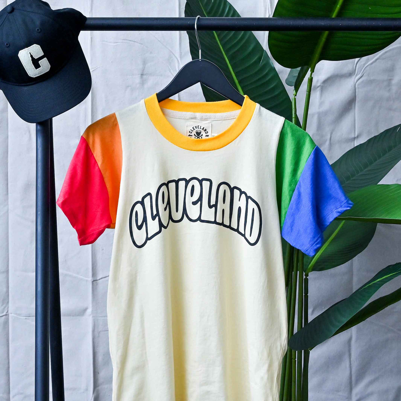 Cleveland Arch Rainbow - Unisex Crew T-Shirt