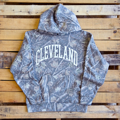 Cleveland Arch - Unisex Pullover Hoodie - Deadwood Camo