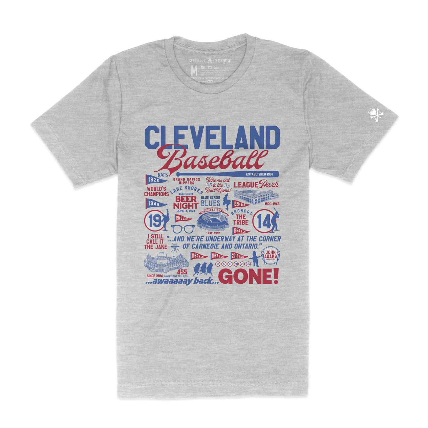 Cleveland Baseball Collage - Unisex T-Shirt