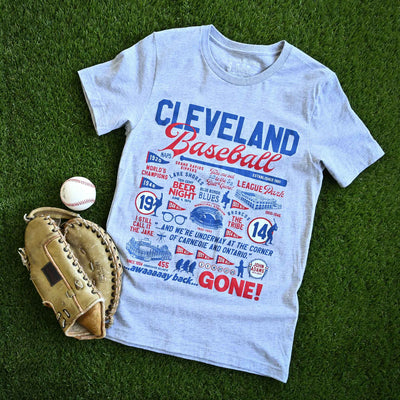 Cleveland Baseball Collage - Unisex T-Shirt