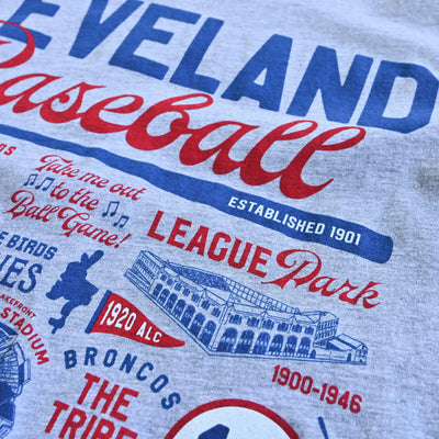 Cleveland Baseball Collage - Unisex T-Shirt