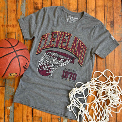 Cleveland Basketball Swish - Unisex Crew T-Shirt