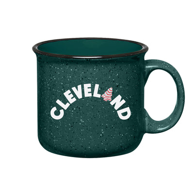 Cleveland Frosted Christmas Tree Arch Campfire Mug