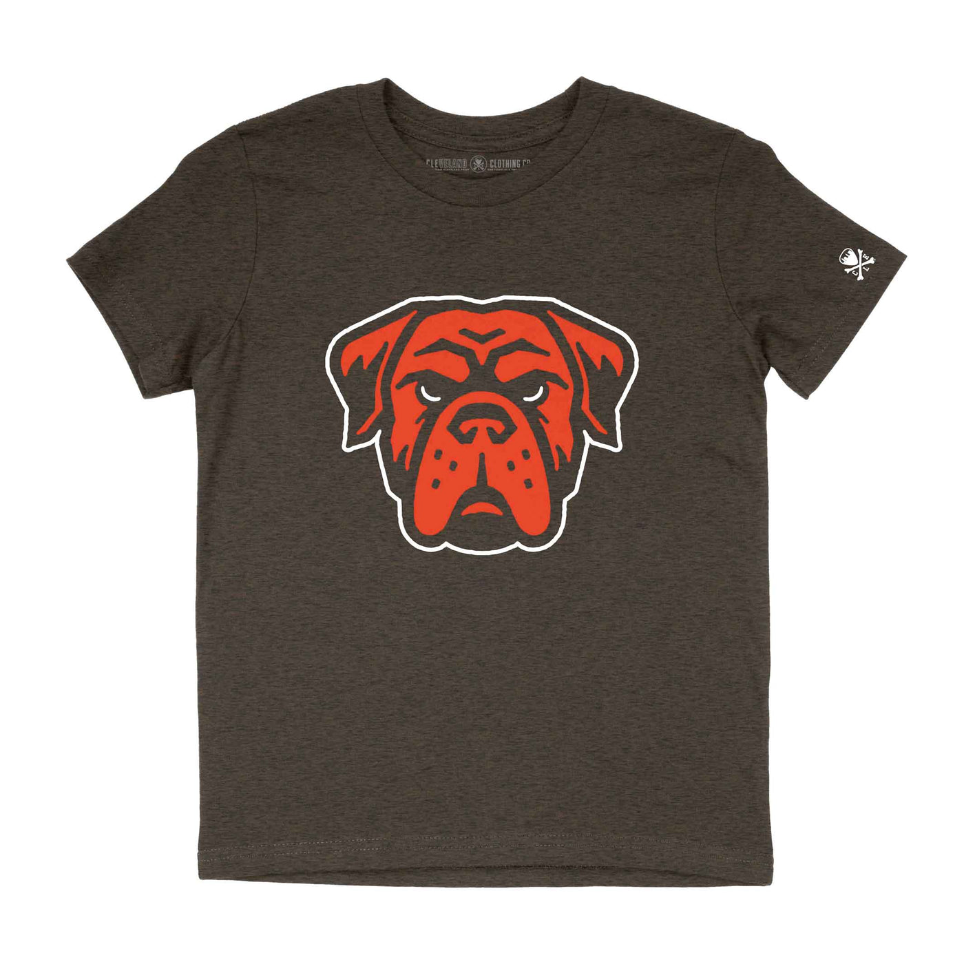 Cleveland Football Dawg - Youth Crew T-Shirt