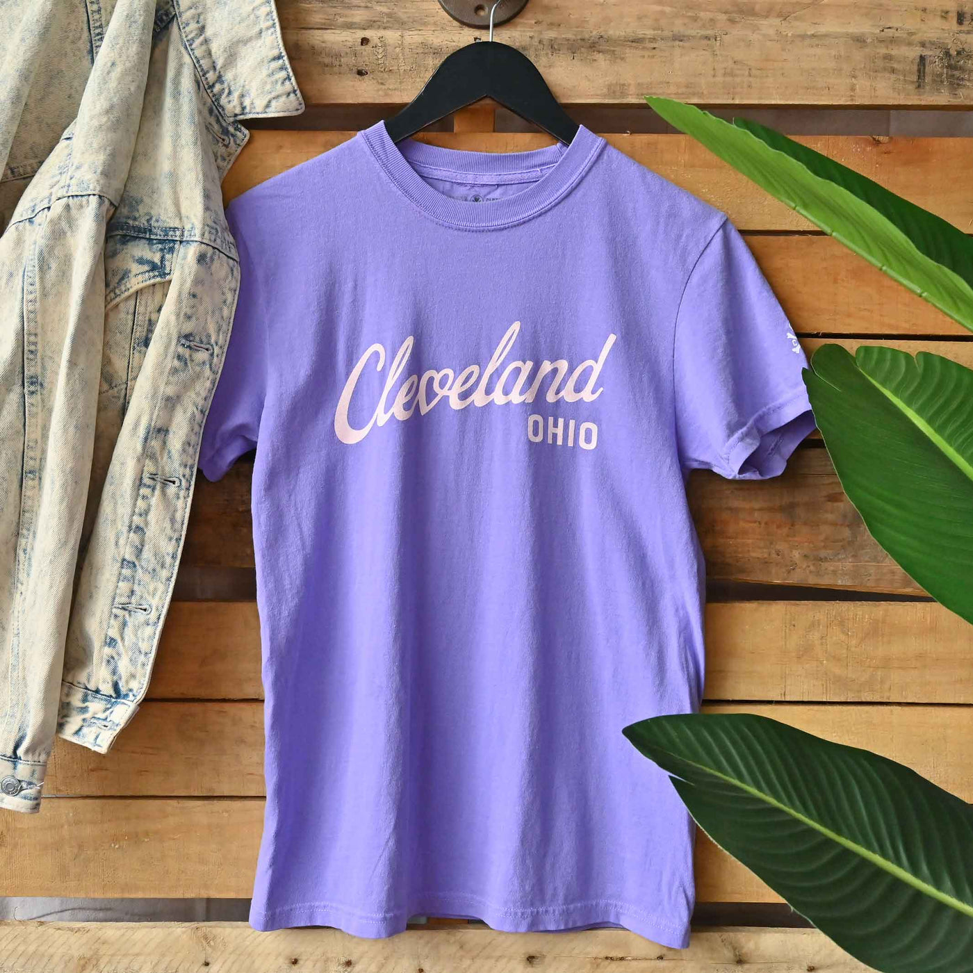 Cleveland Heart Script - Unisex Crew T-Shirt