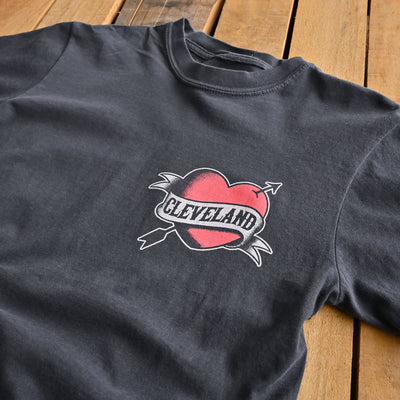 Cleveland Tattoo Heart -  Unisex Crew T-Shirt