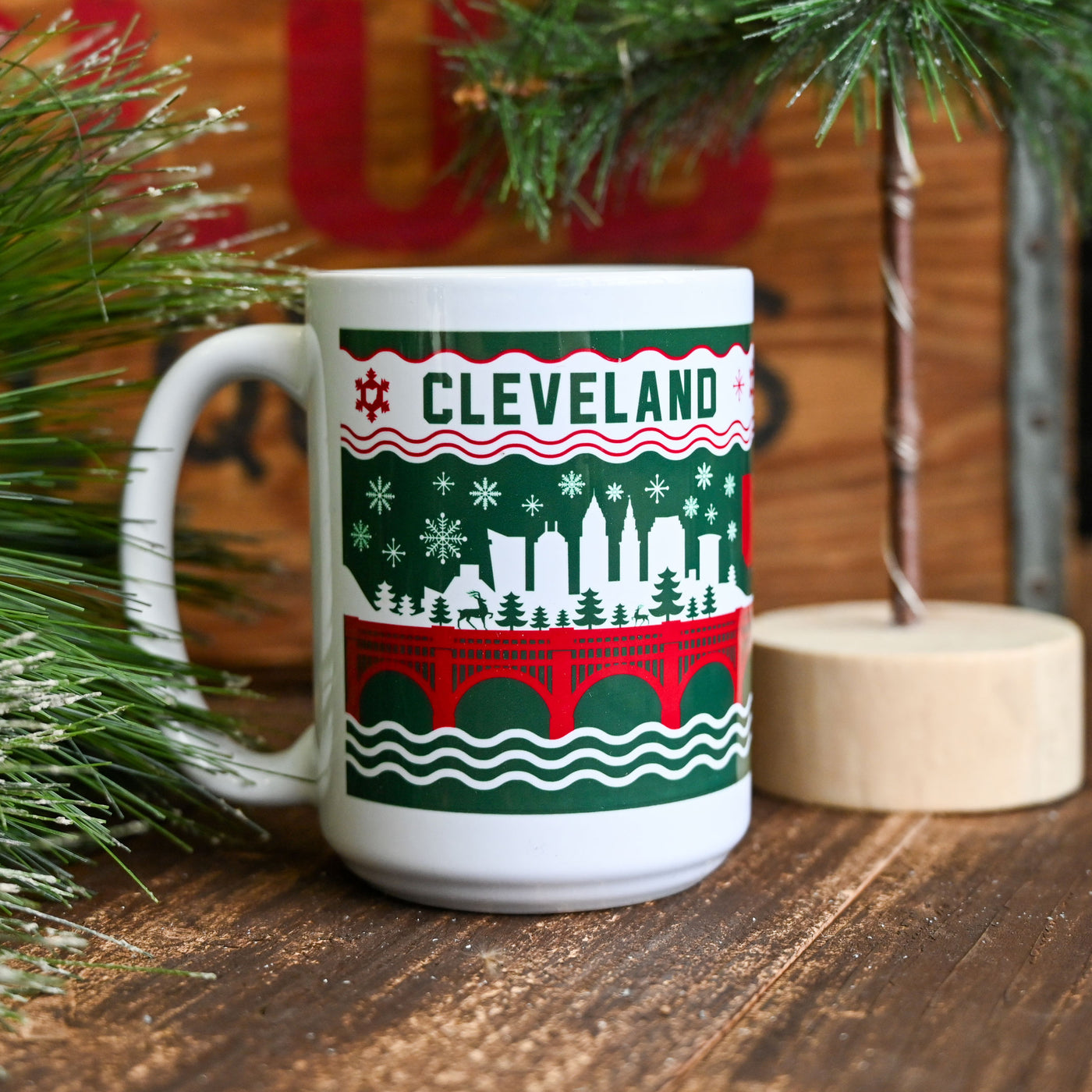 Cleveland Holiday Coffee Mug