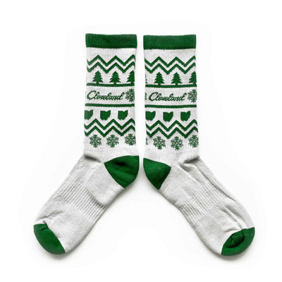 Cleveland Holiday Sweater Crew Socks