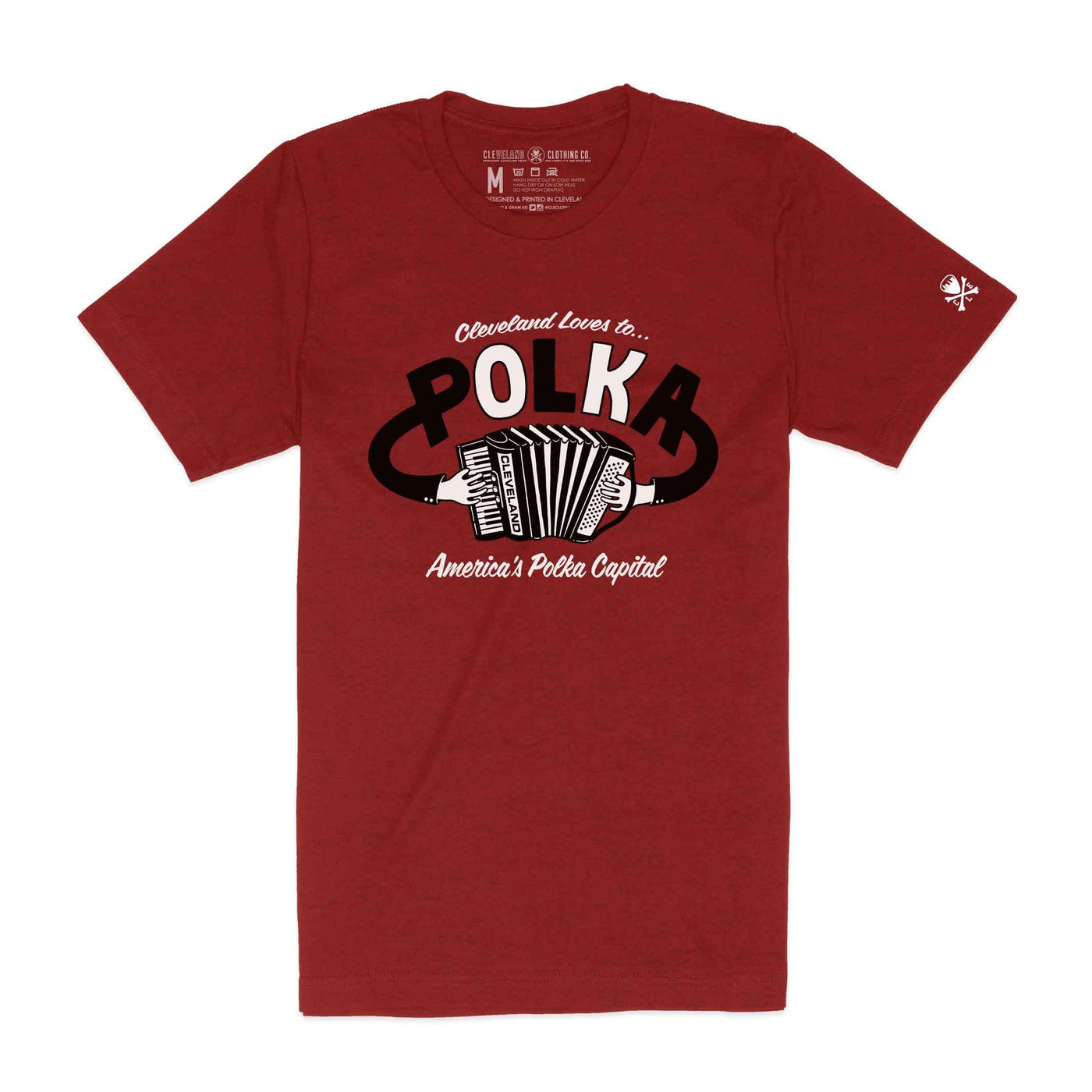 Cleveland Loves to Polka - Unisex Crew T-Shirt