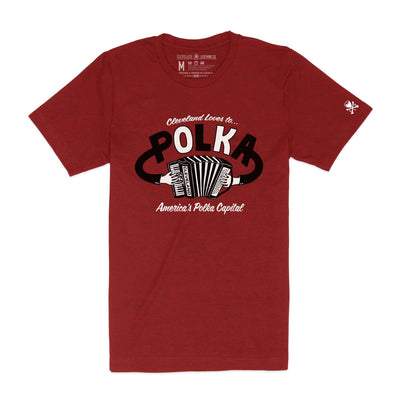 Cleveland Loves to Polka - Unisex Crew T-Shirt