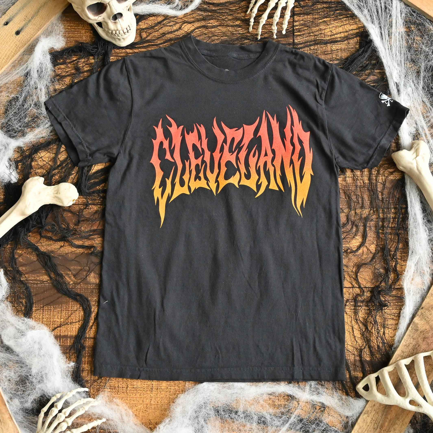 Cleveland NuMetal Flame - Unisex Crew T-Shirt