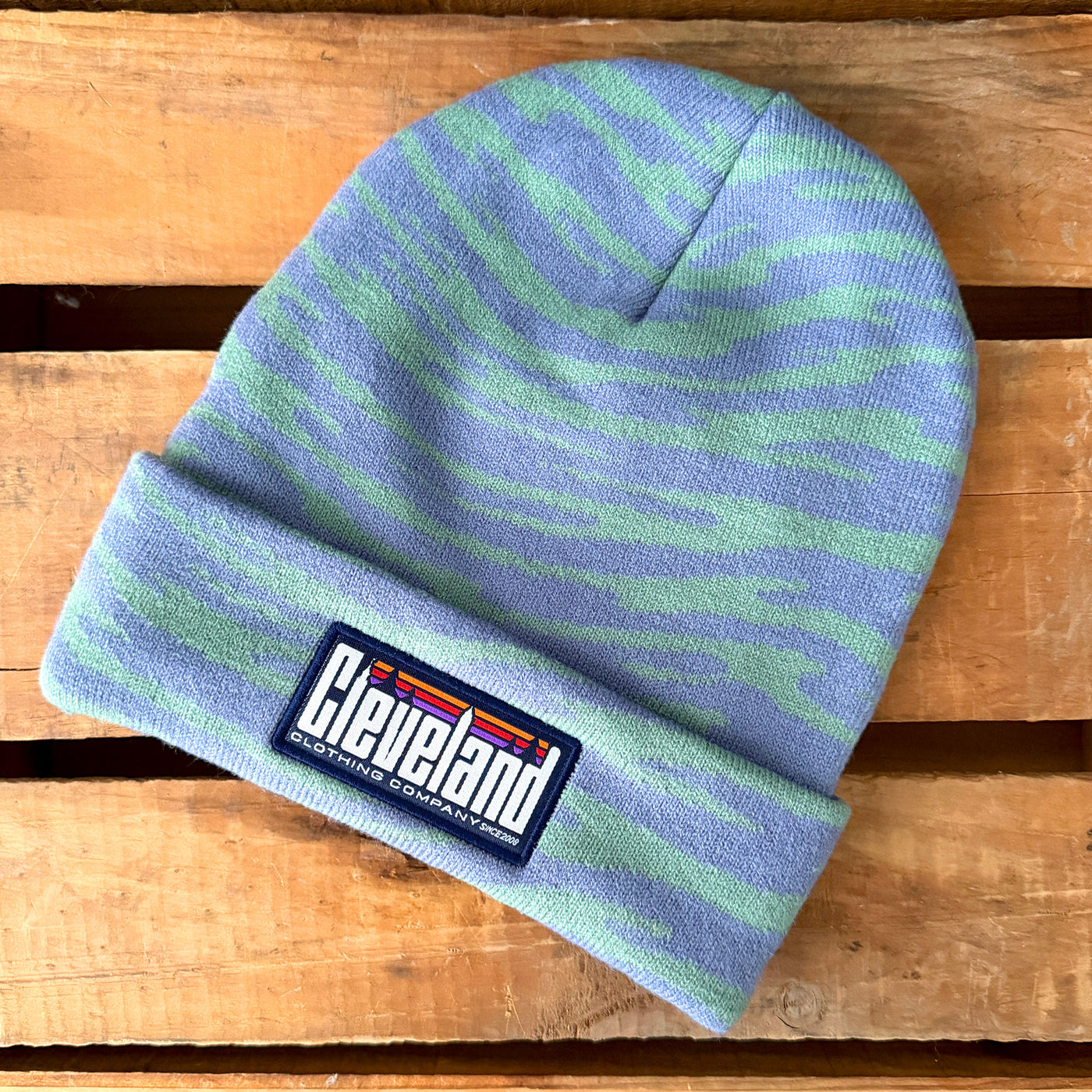 Cleveland Outdoors Waves Knit Beanie