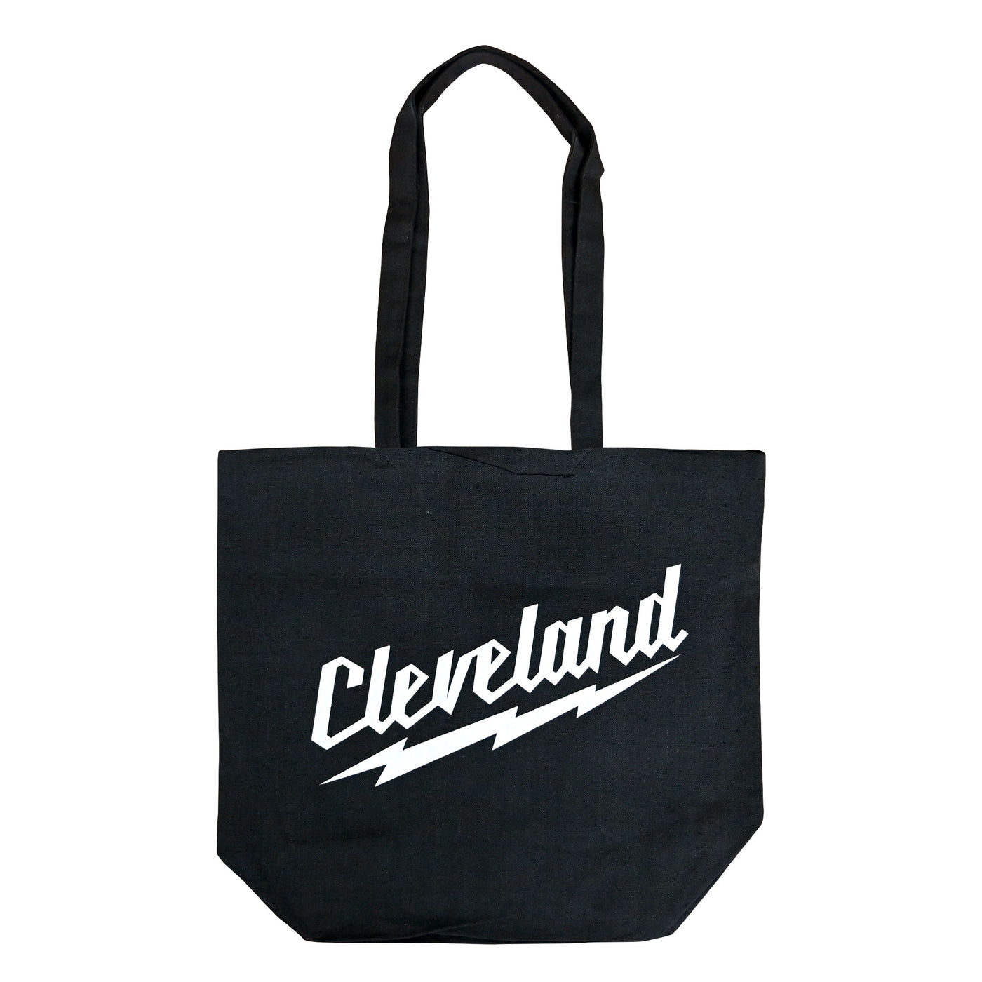 Cleveland Rock Script Lightning Bolt Tote