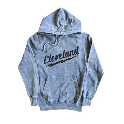 Cleveland Rock Script Lightning Bolt - Unisex Pullover Hoodie