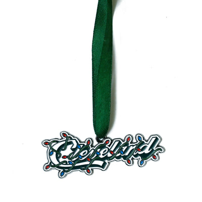 Cleveland Script Lights Ornament