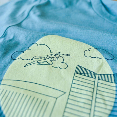 Cleveland Skyline Icons - Unisex/Mens Crew T-shirt