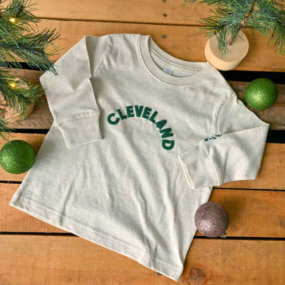 Cleveland Tree Arch - Toddler Long Sleeve Crew T-Shirt