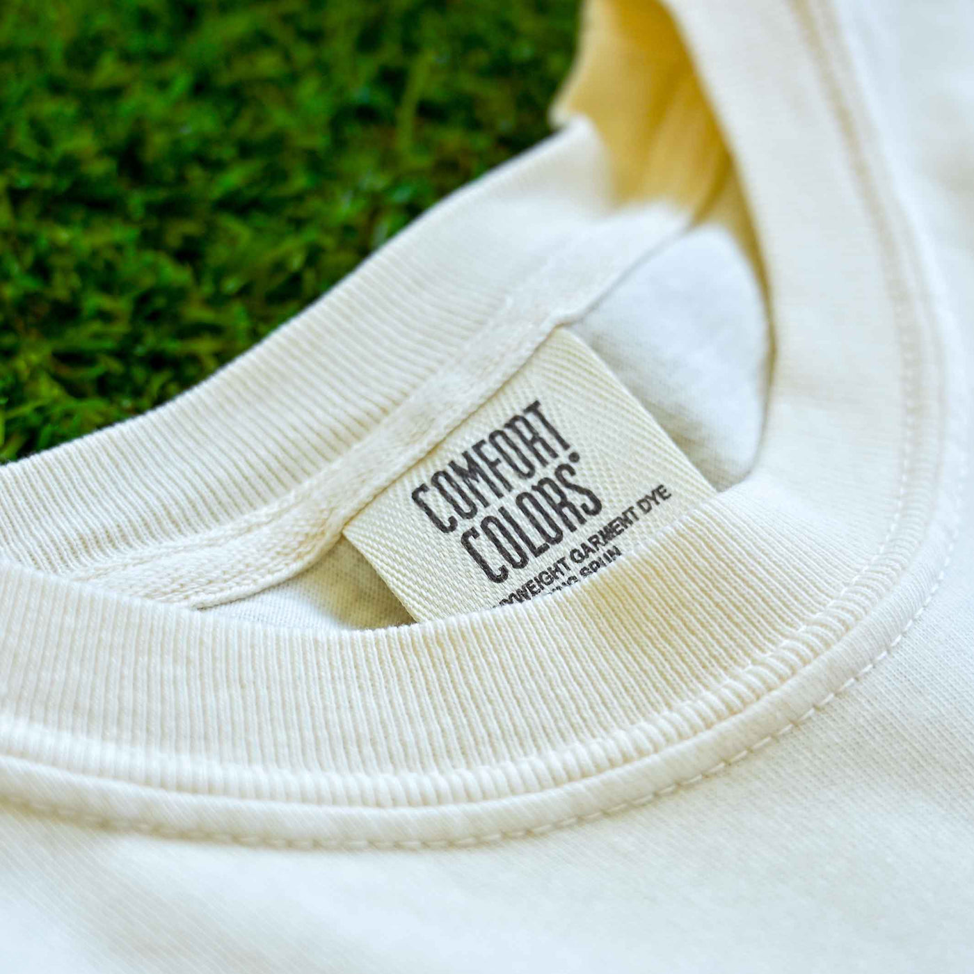 Cleveland Football Patches - Mens/Unisex Crew T-shirt - Ivory