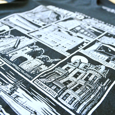 Haunted Cleveland - Mens/Unisex Crew T-shirt