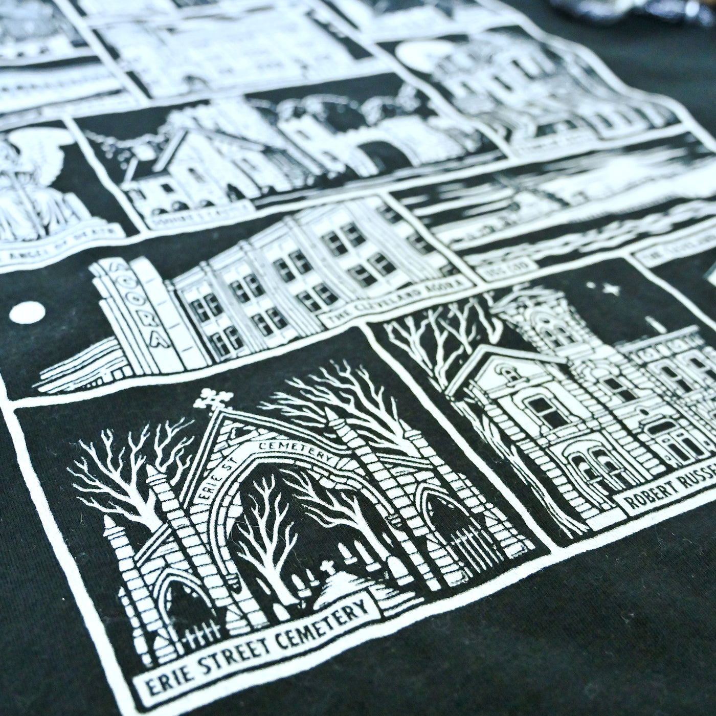 Haunted Cleveland - Mens/Unisex Crew T-shirt