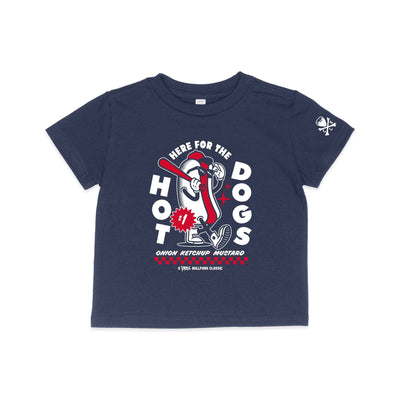 Here for the Hot Dogs - Toddler T-Shirt