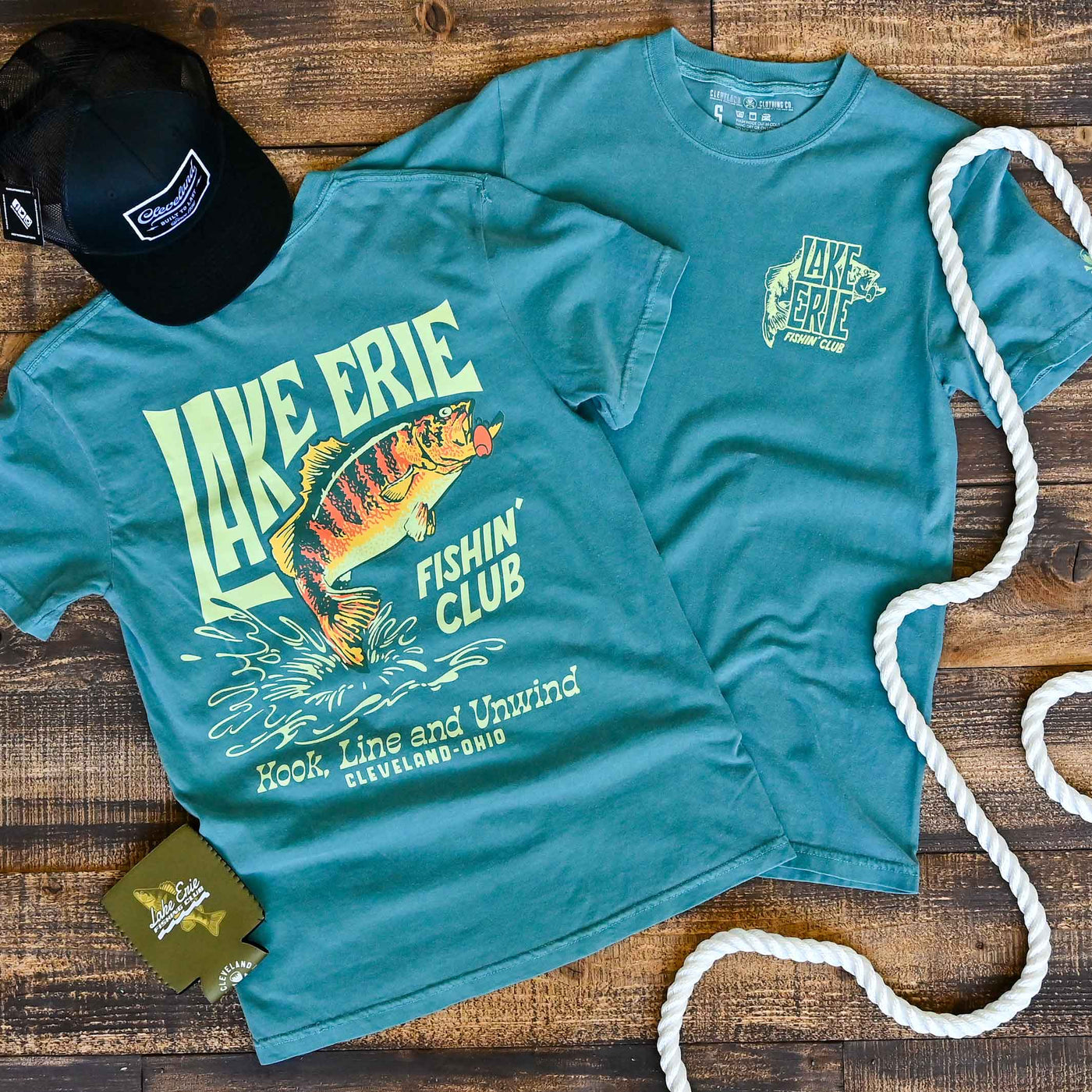 Lake Erie Fishin' Club - Unisex Crew T-Shirt