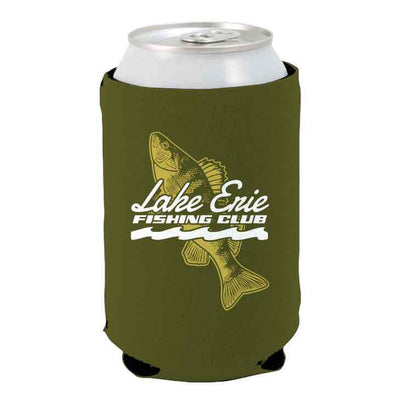Lake Erie Fishing Club Neoprene Can Cooler